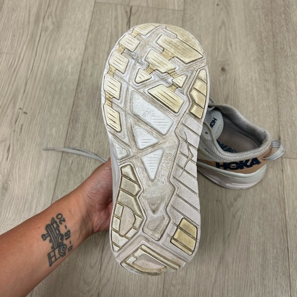 Hoka One Arahi 4 Women’s Nimbus Cloud Lunar Rock Running Shoes - Picture 7 of 7